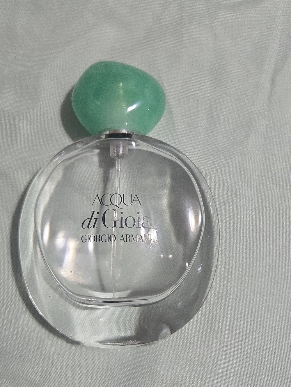 Giorgio Armani Acqua di Gioia Clear Bottle with Mint Green Cap